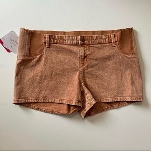 Isabel Maternity Shorts Size 16 Acid Wash Denim NWT